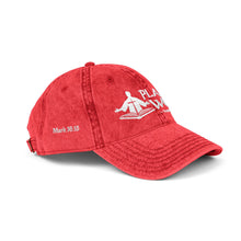 Load image into Gallery viewer, Vintage Embroidered Cap — 'Plays On Word' Surf Logo Baseball Hat