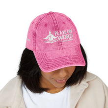 Load image into Gallery viewer, Vintage Embroidered Cap — 'Plays On Word' Surf Logo Baseball Hat