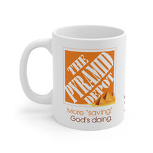 Load image into Gallery viewer, POW! &quot;Pyramid Depot&quot; White Ceramic Mug