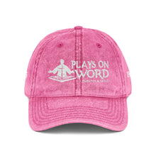Load image into Gallery viewer, Vintage Embroidered Cap — 'Plays On Word' Surf Logo Baseball Hat