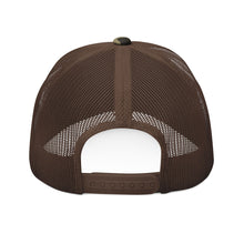 Load image into Gallery viewer, Camouflage Trucker Hat - Embroidered "Plays On Word" Theater Logo