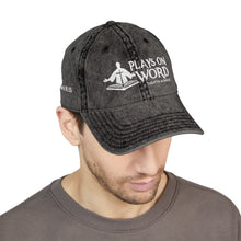 Load image into Gallery viewer, Vintage Embroidered Cap — 'Plays On Word' Surf Logo Baseball Hat