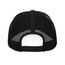 Load image into Gallery viewer, Camouflage Trucker Hat - Embroidered "Plays On Word" Theater Logo