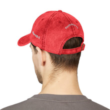 Load image into Gallery viewer, Vintage Embroidered Cap — 'Plays On Word' Surf Logo Baseball Hat