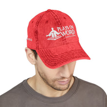 Load image into Gallery viewer, Vintage Embroidered Cap — 'Plays On Word' Surf Logo Baseball Hat