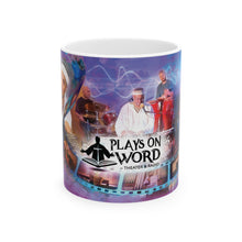 Load image into Gallery viewer, Plays On Word Theater &amp; Radio Ceramic Mug — 11oz/15oz