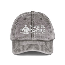 Load image into Gallery viewer, Vintage Embroidered Cap — 'Plays On Word' Surf Logo Baseball Hat
