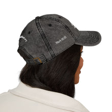 Load image into Gallery viewer, Vintage Embroidered Cap — 'Plays On Word' Surf Logo Baseball Hat