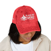 Load image into Gallery viewer, Vintage Embroidered Cap — 'Plays On Word' Surf Logo Baseball Hat