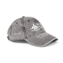 Load image into Gallery viewer, Vintage Embroidered Cap — 'Plays On Word' Surf Logo Baseball Hat
