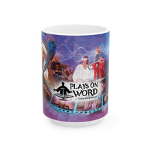 Load image into Gallery viewer, Plays On Word Theater &amp; Radio Ceramic Mug — 11oz/15oz
