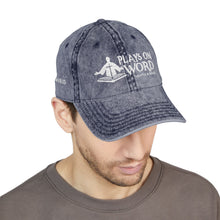Load image into Gallery viewer, Vintage Embroidered Cap — 'Plays On Word' Surf Logo Baseball Hat