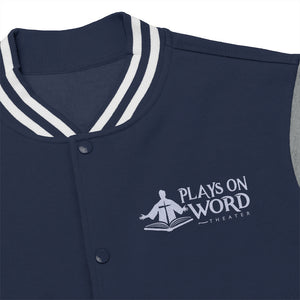 POW! Men's Varsity Jacket (Full Logo)