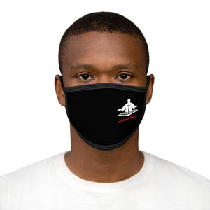 POW! Mixed-Fabric Face Mask: Icon Logo (Small/Side)