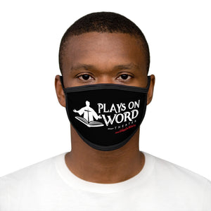 POW! Mixed-Fabric Face Mask: Full Logo